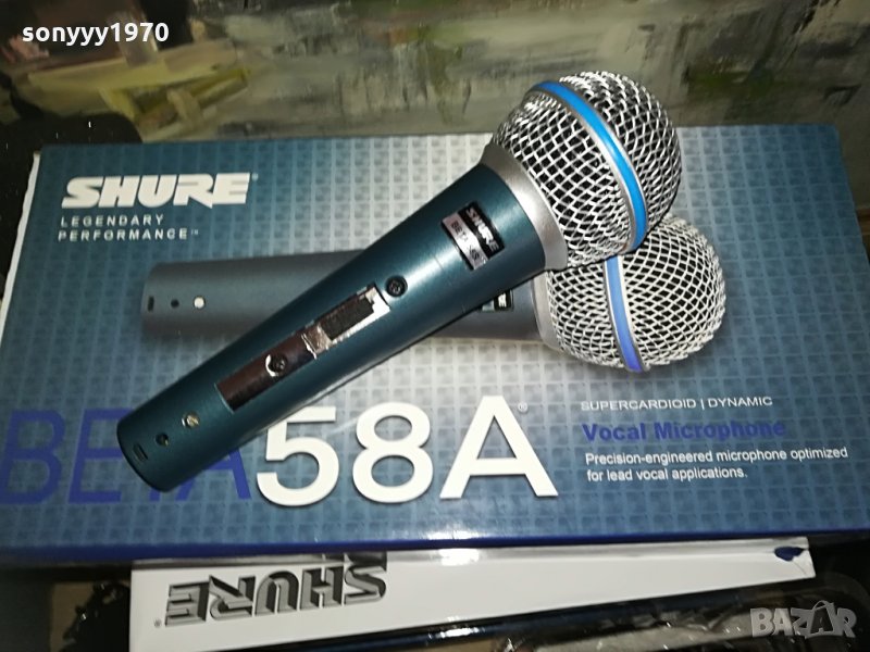 ПРОФИ МИКРОФОН-комплект микрофон shure beta sm58s, снимка 1