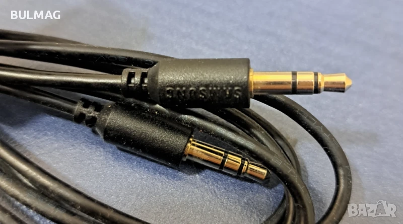 Кабел Samsung AUX 3.5-3.5MM (Аудио кабел от висококачествени материали), снимка 1