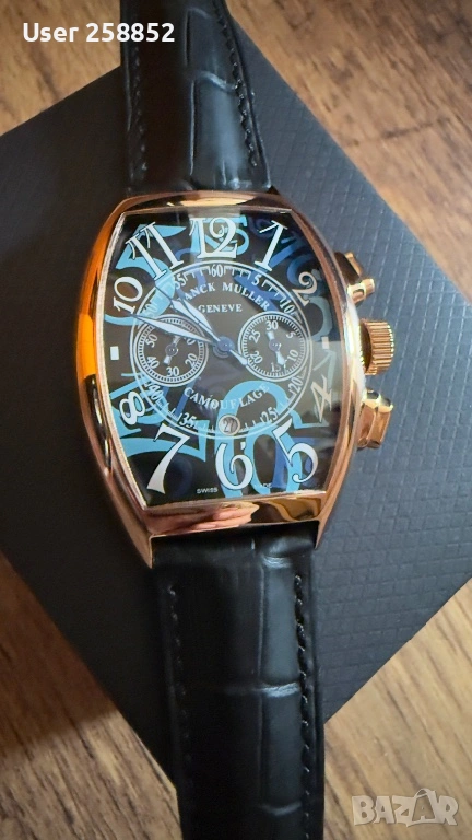 Franck Muller -Vintage Chronograph Quartz  - Мъжки часовник - Нов , снимка 1