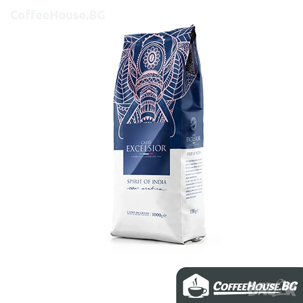 Италианско кафе на зърна - Caffe Excelsior Spirit of India, 1 кг., снимка 1