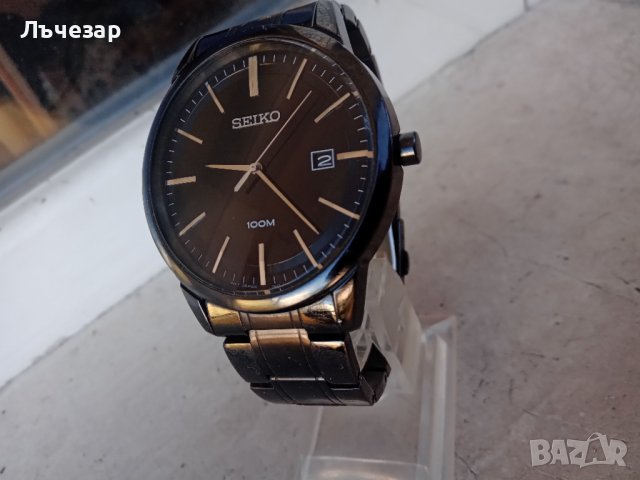 Продавам часовник Seiko Quartz 100m, снимка 4 - Мъжки - 38188227