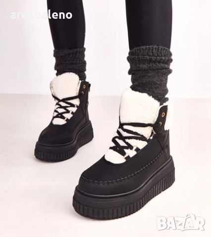 Дамски изолирани боти до глезена на платформа Lorraine, 3цвята , снимка 8 - Дамски боти - 52167015