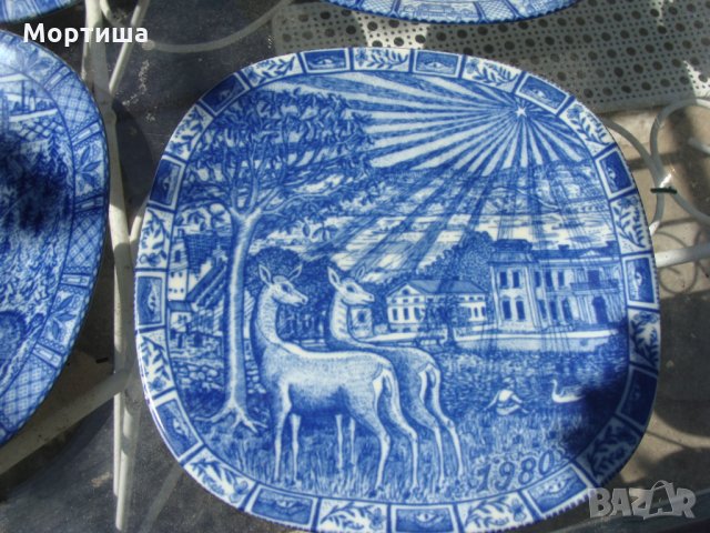  Колекционерски порцеланови чинии за стена , снимка 4 - Декорация за дома - 26343392