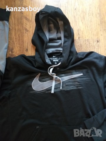 nike therma fit - страхотно мъжко горнище УГОЛЕМЕНО L, снимка 3 - Спортни дрехи, екипи - 44130384