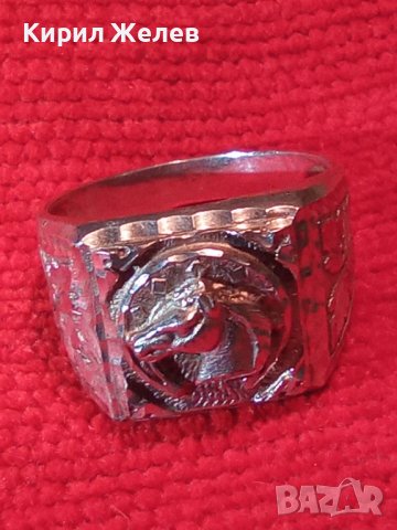 БУЦЕФАЛ Конят на АЛЕКСАНДЪР ВЕЛИКИ Великолепен СРЕБЪРЕН ПРЪСТЕН СРЕБРО 925 Авторска ИЗРАБОТКА 40911, снимка 18 - Пръстени - 42843728