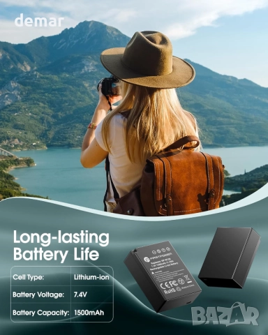 FirstPower 2хNP-W126 по 1500mAh и 20W бързо зарядно за Fujifilm X, снимка 3 - Батерии, зарядни - 52534729