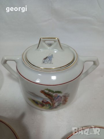 Стар порцеланов сет Union T china porcelain Czechoslovakia , снимка 10 - Сервизи - 34745602