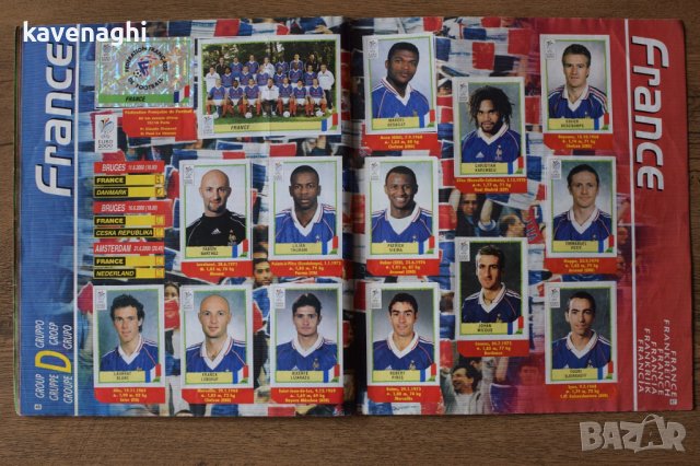 Продавам: Пълен албум Panini UEFA Euro 2000 Belgium & Netherlands, снимка 9 - Колекции - 21240339