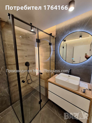 Душ кабина с черен обков , снимка 2 - Душ кабини и вани - 44909169