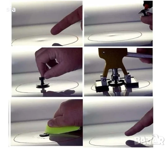 Комплект за изправяне на вдлъбнатини, Инструмент PDR , снимка 5 - Аксесоари и консумативи - 51037441