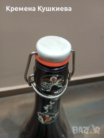 Огромна стара стъклена бутилка , снимка 3 - Други стоки за дома - 52442817