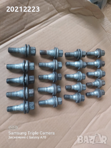 Комплект 20бр.оригинални болтове с шайба за Citroen,Peugeot, снимка 2 - Аксесоари и консумативи - 36421206