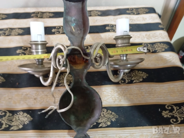 Винтидж аплик за стена, снимка 3 - Лампи за стена - 44341610