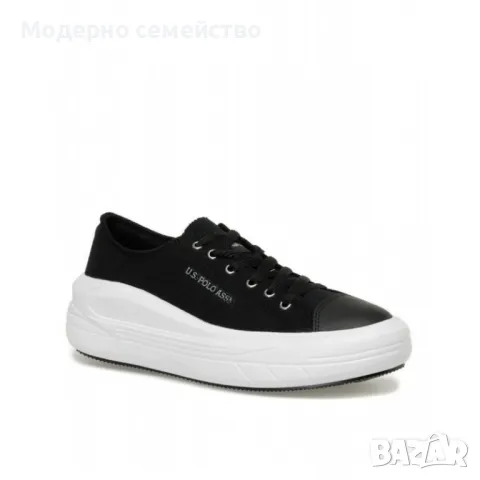 Дамски спортни обувки US POLO Assn Cleme Shoes Black, снимка 2 - Маратонки - 48037370