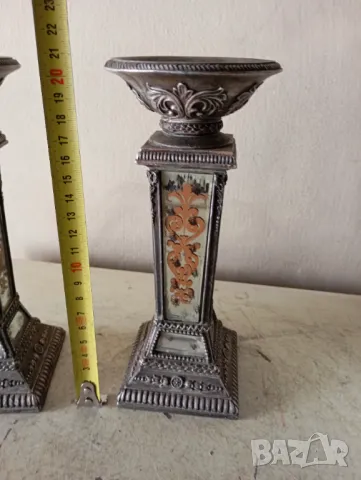 Комплект свещници, снимка 2 - Други - 49207335