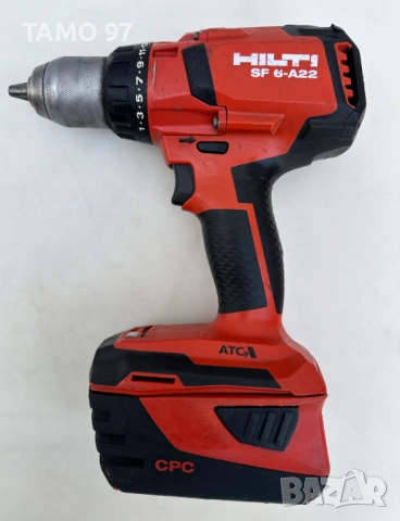 Hilti SF 6-A22 ATC - Мощен безчетков винтоверт 2x22V 5.2Ah, снимка 4 - Винтоверти - 53566276