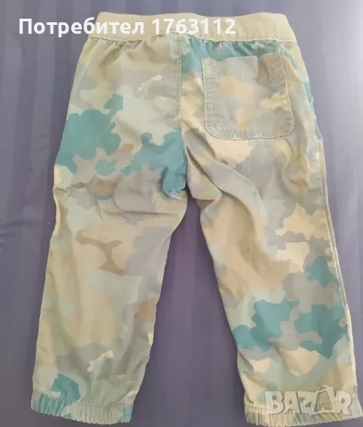 Gap baby камуфлажни панталони, 12-18 месеца, снимка 3 - Панталони и долнища за бебе - 49532812