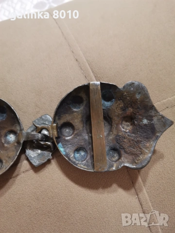 Стари посребрени пафти, снимка 6 - Антикварни и старинни предмети - 53251167