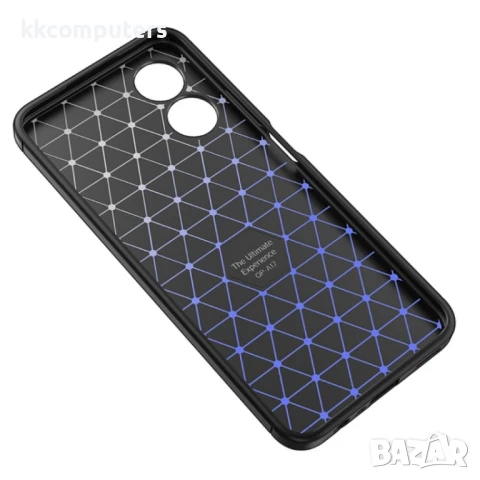 OPPO A17 Удароустойчив Litchi Skin Калъф и Протектор, снимка 7 - Калъфи, кейсове - 50784136