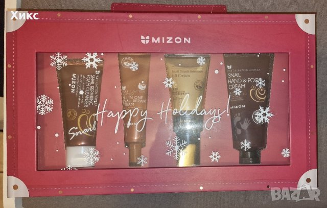 Празничен комплект - MIZON - Snail Holiday Set, корейска козметика, снимка 3 - Дамски парфюми - 43690142