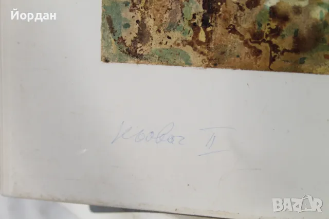 Акварел /автор-Никола Пилчев/ ''Кълвач'', снимка 11 - Картини - 49131527