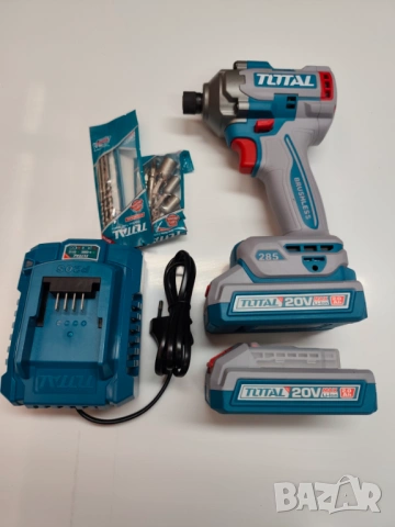 Гайковерт,перфоратор, ъглошлаиф,зарядно ,батерии-тотал, снимка 8 - Винтоверти - 52319114