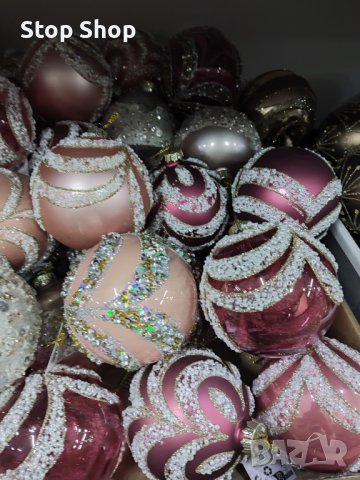 Стъклени коледни топки Christmas , снимка 2 - Декорация за дома - 42992293