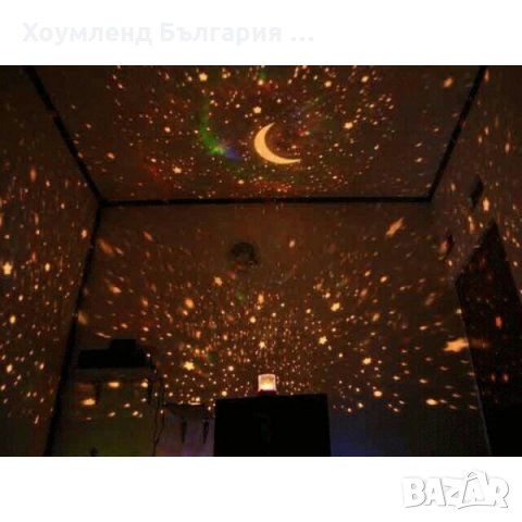 Магическа детска лампа "Мощно небе" - светещи звезди, нощна лампа, снимка 3 - Настолни лампи - 26791042
