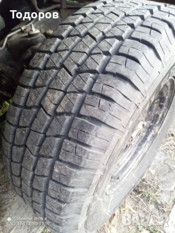 Джанти с Гуми 15 цола  A/T, снимка 3 - Гуми и джанти - 52470704