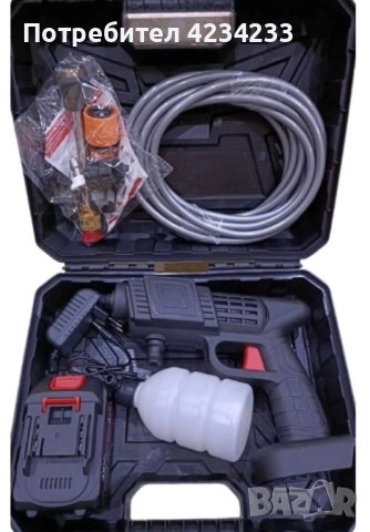 акумулаторна водоструйка , снимка 3 - Парочистачки и Водоструйки - 52456298