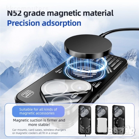 ABEEL Huawei Pura 80 Ultra Магнитен Кейс [Протектор в Комплекта] | Алуминиева Сплав | N52 магнитен п, снимка 8 - Калъфи, кейсове - 51962679