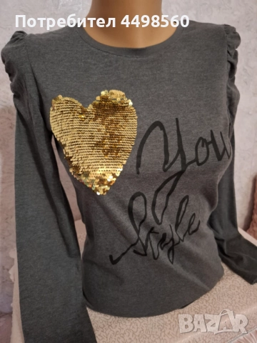 THERE/HERE Блузка, снимка 4 - Блузи с дълъг ръкав и пуловери - 51468103