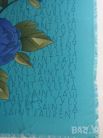 Дамски шал Yves Saint Laurent, снимка 8 - Шалове - 51073083