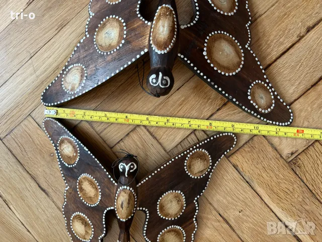 Дървени декорации за стена Пеперуди, снимка 4 - Други - 48969553