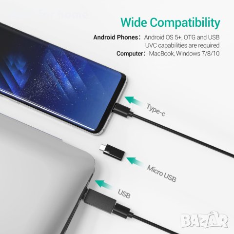 Професионелен ендоскоп DEPSTECH 5.0MP, 5 метра с 5,5 mm глава, снимка 3 - Други инструменти - 43049931