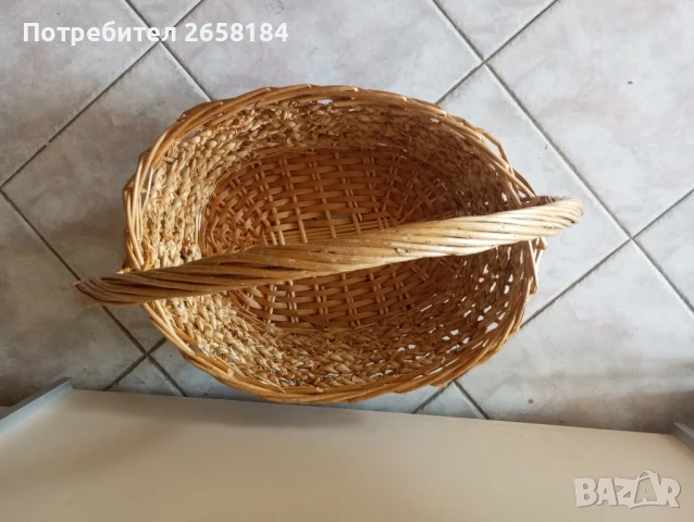 Голяма овална кошница, снимка 2 - Други стоки за дома - 51137355