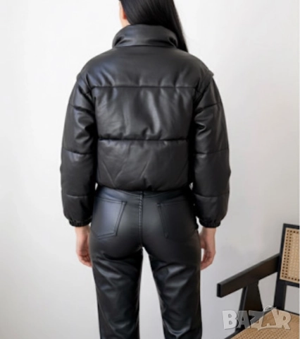 Дамско зимно кожено яке  2 в 1 , снимка 5 - Якета - 42514483