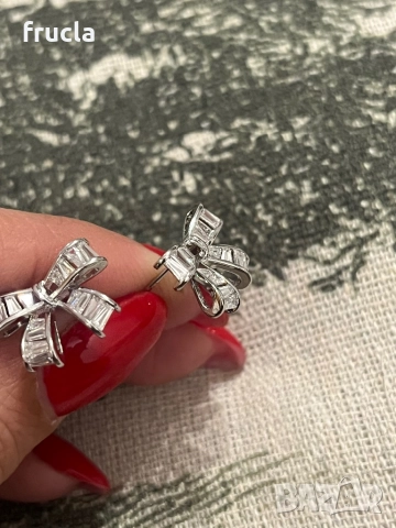 Обеци с Кристали Панделки, снимка 5 - Обеци - 52957988