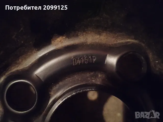 Джанта с гума 5.5J, R13, 4x100, снимка 4 - Гуми и джанти - 47641047