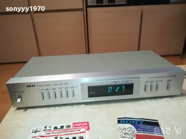 AKAI DT-100 AUDIO TIMER-MADE IN JAPAN-ВНОС SWISS LNWC1711240926