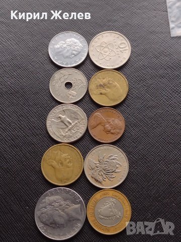 Лот монети от цял свят 10 броя ДАНИЯ, АВСТРАЛИЯ, БАХРЕЙН ЗА КОЛЕКЦИЯ ДЕКОРАЦИЯ 26463