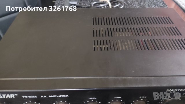 FoneStar FS-2035 P.A. AMPLIFIER , снимка 5 - Ресийвъри, усилватели, смесителни пултове - 43376991