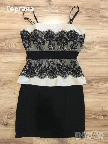 Официална рокля с дантела ХС 