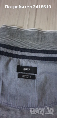 Hugo Boss Vito 36 Pique Pima Cotton Regular Fit Mens Size XL - 2XL  ОРИГИНАЛ! Мъжка Тениска!, снимка 14 - Тениски - 51271793