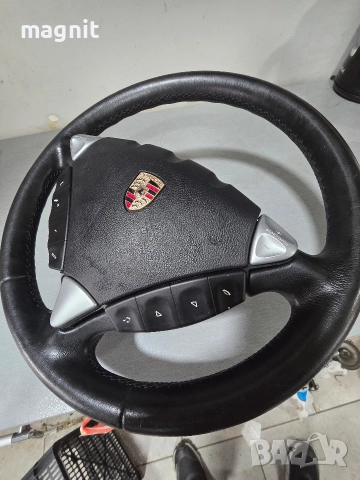 Волан с Airbag от Porsche Cayenne  ПЕРФЕКТЕН!!!, снимка 4 - Части - 52721579