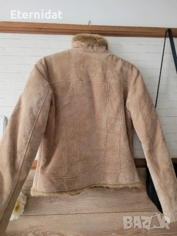 Яке естествена кожа и пух, снимка 4 - Якета - 52062056