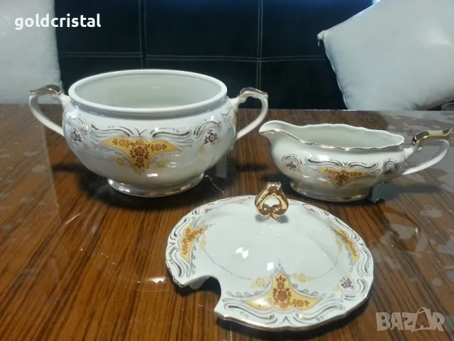 Стар български порцелан Изида барок , снимка 5 - Антикварни и старинни предмети - 34796577