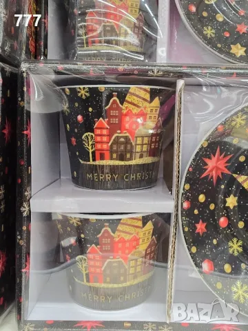 коледен сервиз за кафе , снимка 2 - Сервизи - 48092686