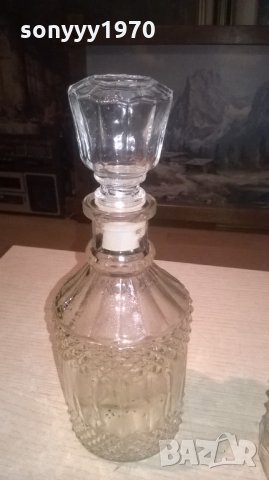 стъкленици с тапи за колекция коняк или уиски-2бр, снимка 8 - Антикварни и старинни предмети - 27501383