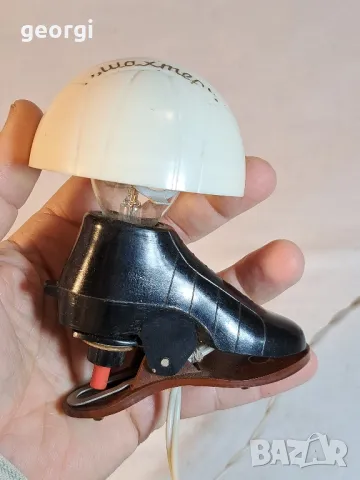 рядка съветска бакелитова мини лампа    3/2 , снимка 4 - Настолни лампи - 48887916